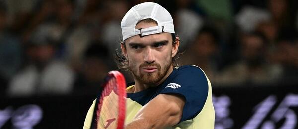 Český tenista Tomáš Macháč v 1. kole na Australian Open 2026