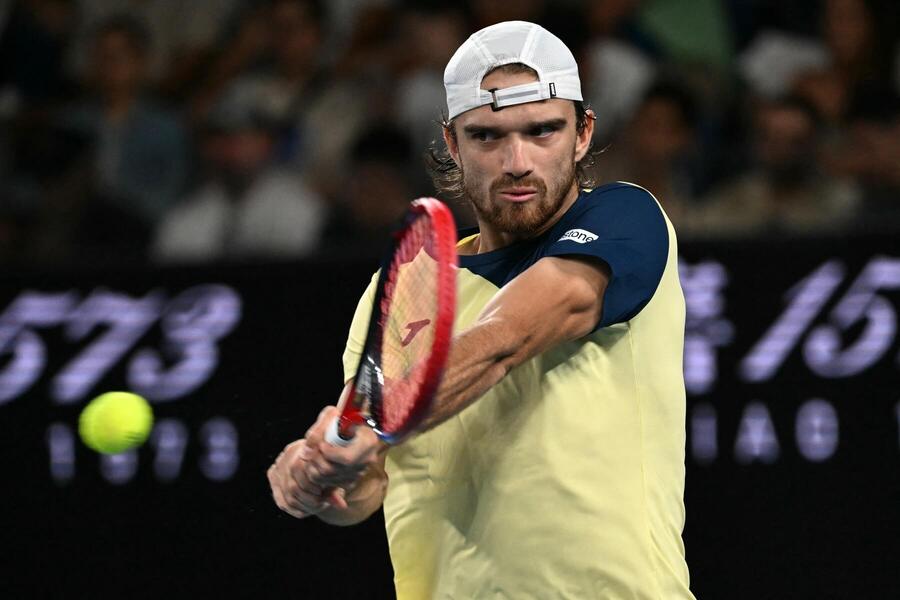 Český tenista Tomáš Macháč v&nbsp;1. kole na Australian Open 2026