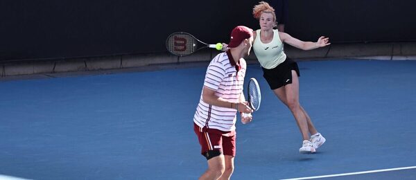 Kateřina Siniaková a Sem Verbeek na Australian Open 2026