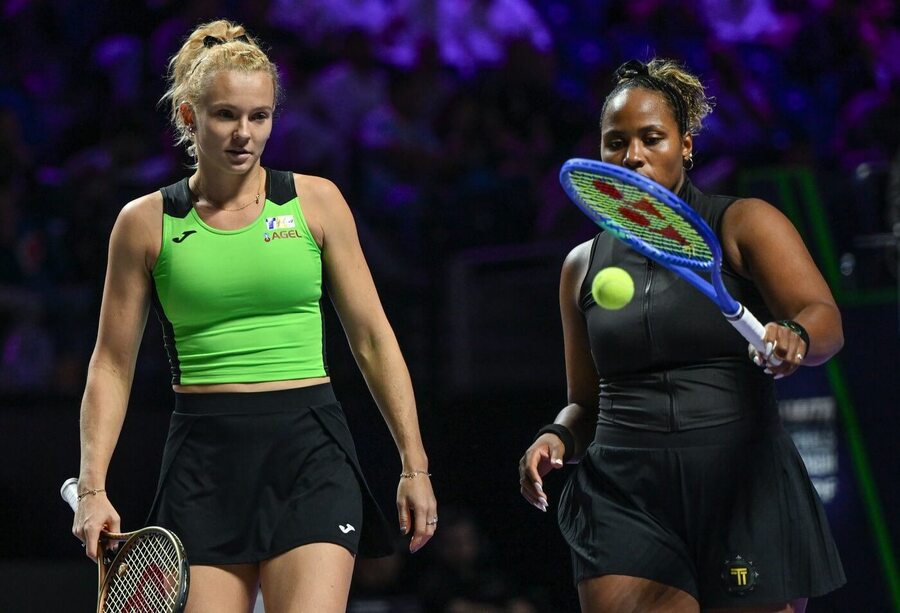 Kateřina Siniaková a&nbsp;Taylor Townsend
