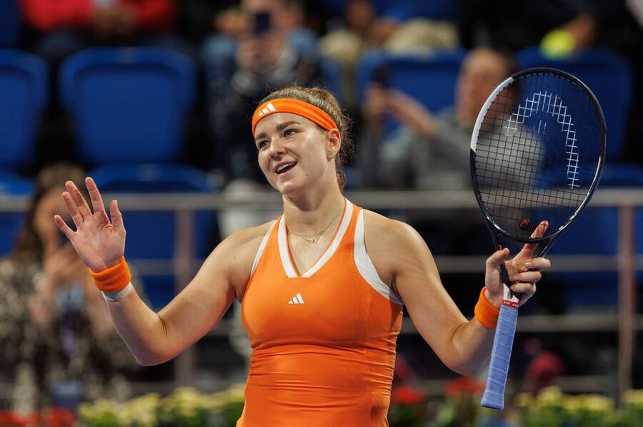 Karolína Muchová na turnaji v&nbsp;Dauhá 2026