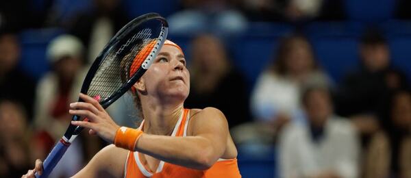 Karolína Muchová na turnaji v Dauhá 2026