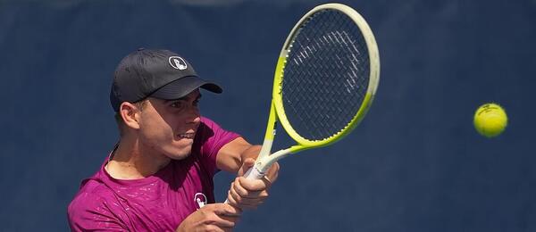 Dalibor Svrčina během turnaje ATP 250 v Delray Beach