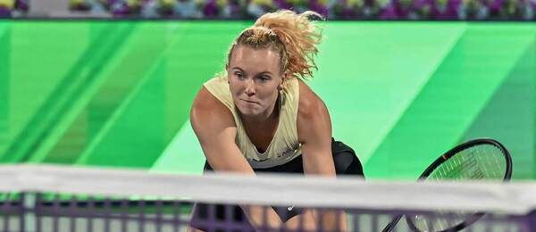 Kateřina Siniaková na turnaji v Dubaji