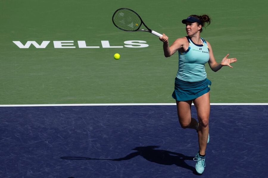 Linda Nosková na turnaji v&nbsp;Indian Wells 2024