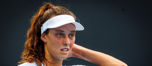 Darja Viďmanová během kvalifikace na Australian Open 2026