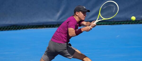 Dalibor Svrčina během turnaje ATP 250 v Delray Beach