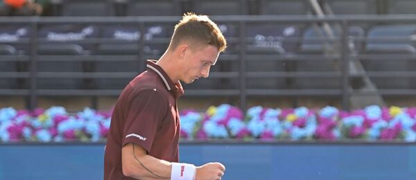 Jiří Lehečka na turnaji v Dubaji 2026