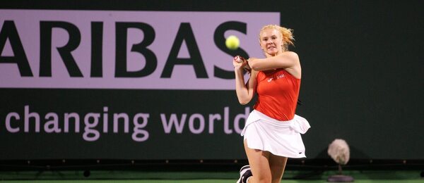 Kateřina Siniaková na turnaji v Indian Wells 2026