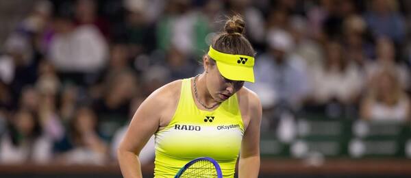 Linda Nosková na turnaji v Indian Wells 2026