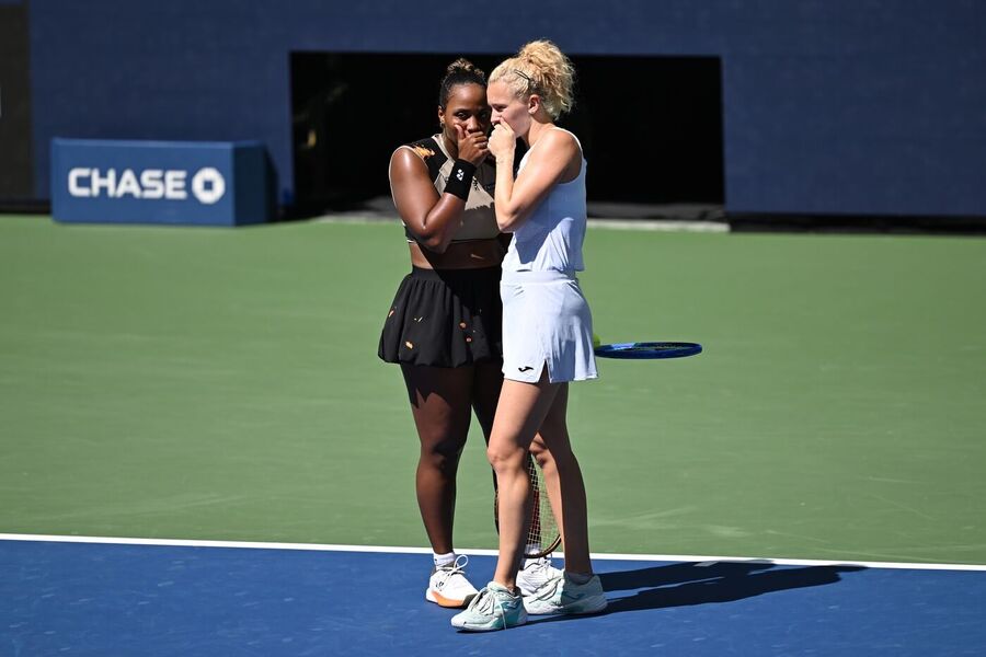 Kateřina Siniaková a&nbsp;Taylor Townsend na US Open 2025