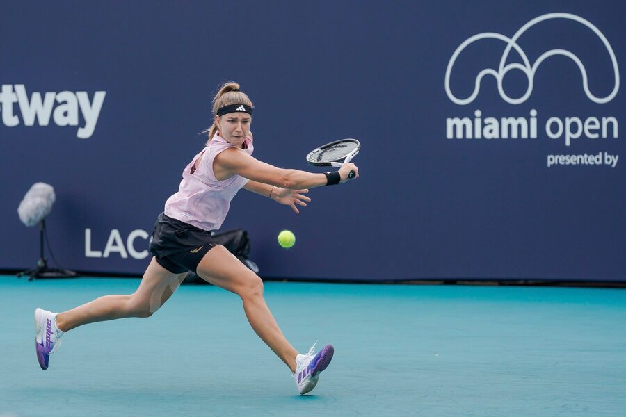 Karolína Muchová na turnaji v&nbsp;Miami 2023