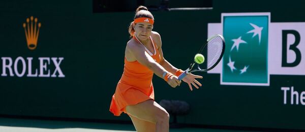 Karolína Muchová na turnaji v Indian Wells 2026