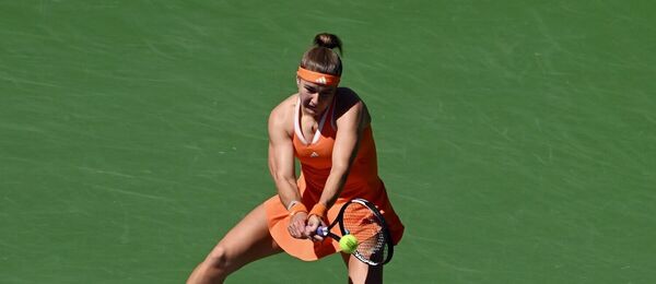 Karolína Muchová na turnaji v Indian Wells 2026