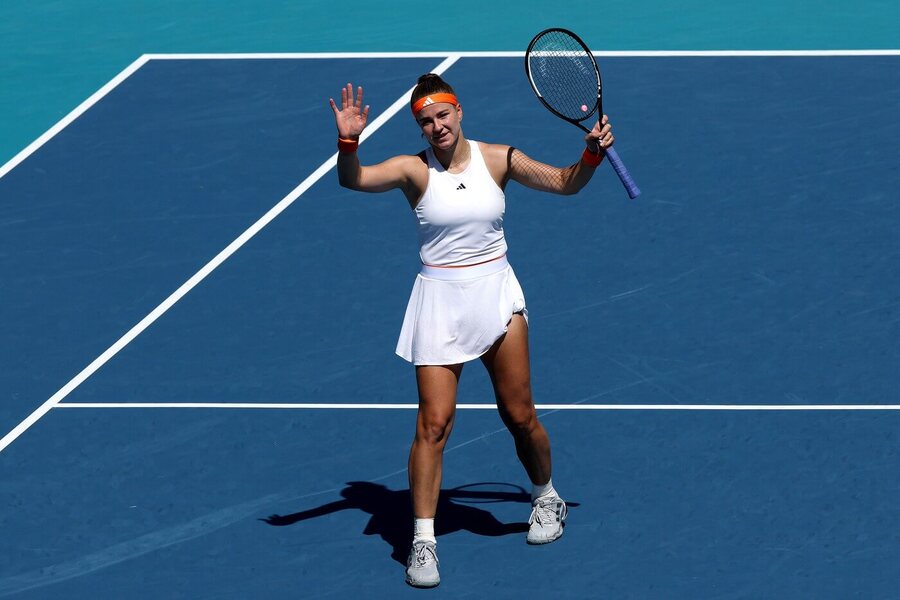 Karolína Muchová na turnaji v&nbsp;Miami 2026