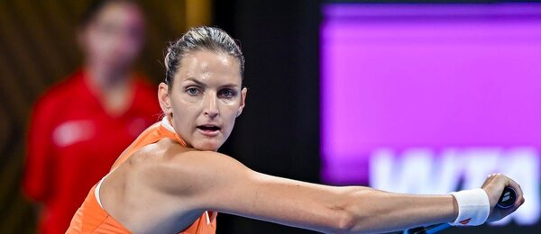 Karolína Plíšková na turnaji v Kataru 2026