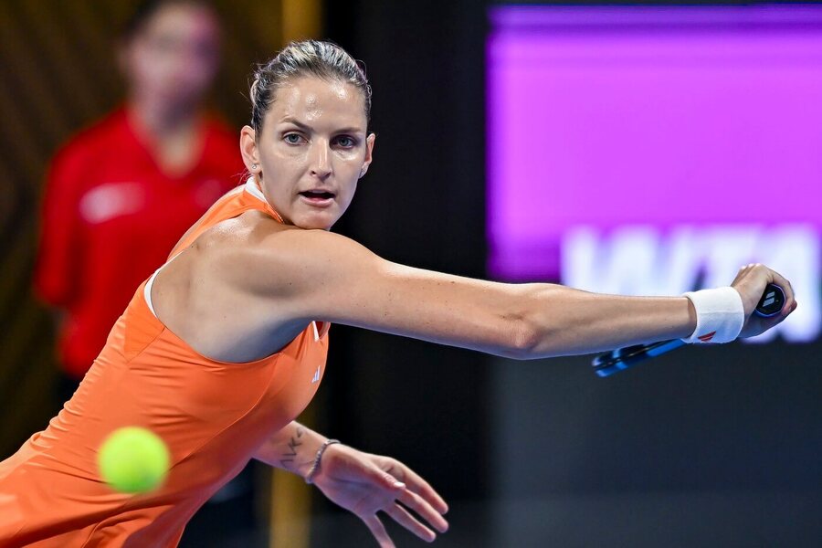 Karolína Plíšková na turnaji v&nbsp;Kataru 2026