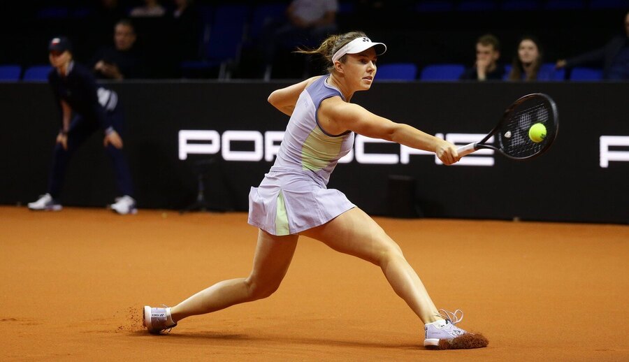 Linda Nosková na turnaji ve Stuttgartu 2024