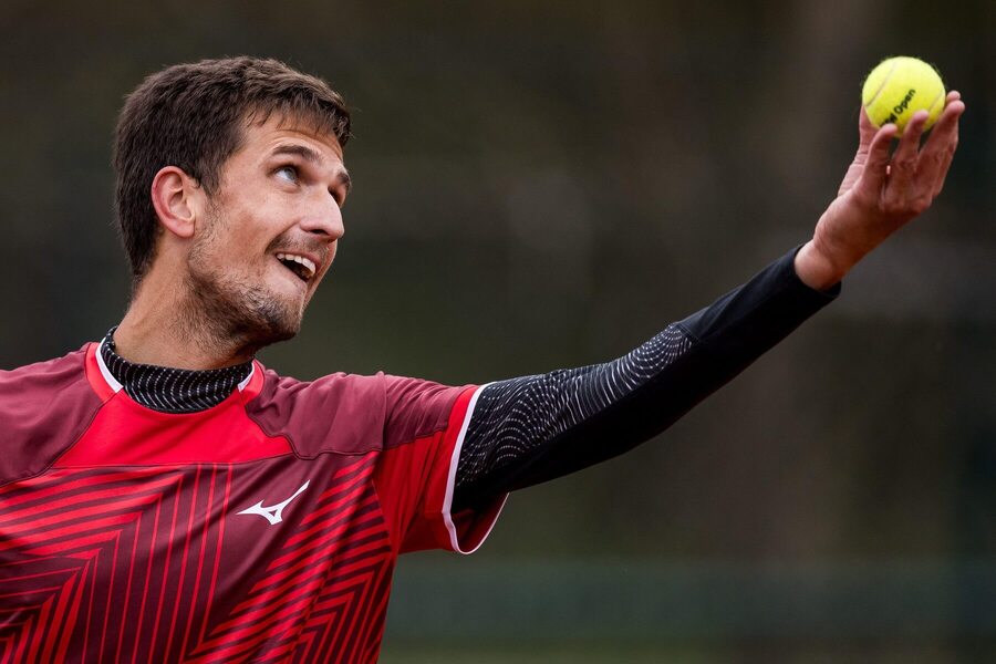 Vít Kopřiva během prvního kola na podniku ATP 500 Mnichov 2026