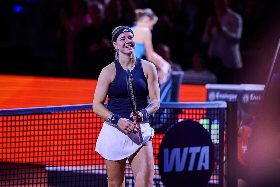 Karolína Muchová na turnaji ve Stuttgartu 2026