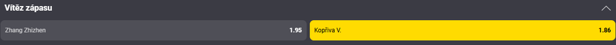 Sázkový tip k&nbsp;zápasu Kopřiva vs. Zhang (ATP 1000 Madrid 2026)