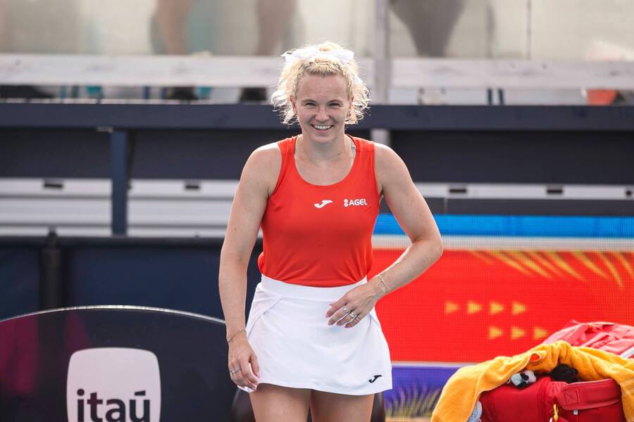 Kateřina Siniaková po vítězství na WTA 1000 Miami 2026