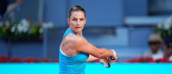 Karolína Plíšková na turnaji v Madridu 2026