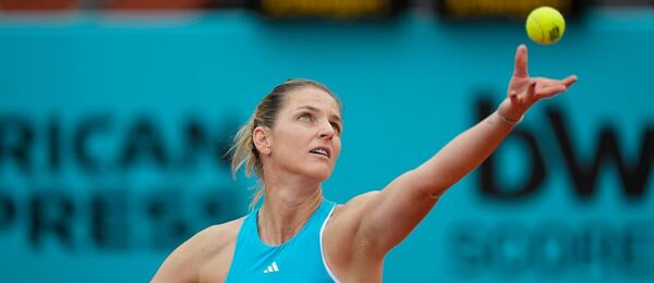 Karolína Plíšková na turnaji v Madridu 2026