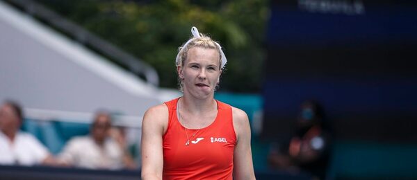 Kateřina Siniaková na turnaji v Miami 2026