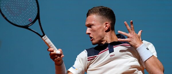 Jiří Lehečka během třetího kola na turnaji ATP 1000 Madrid 2026