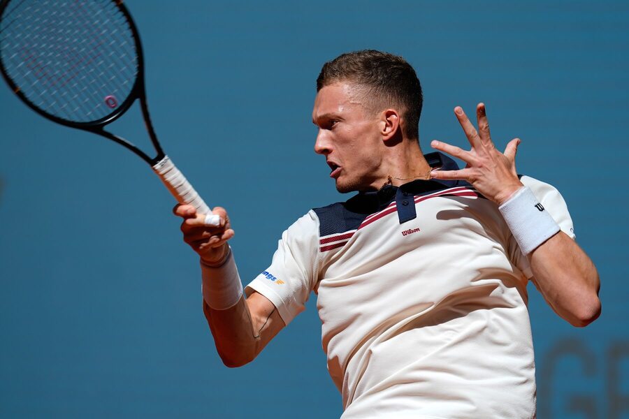 Jiří Lehečka během třetího kola na turnaji ATP 1000 Madrid 2026