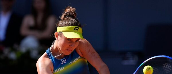 Linda Nosková na turnaji v Madridu 2026