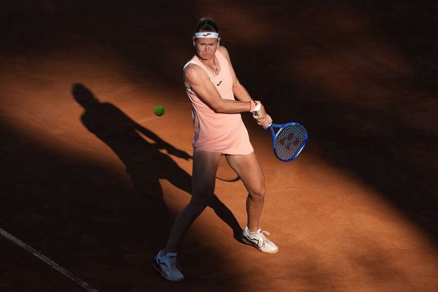 Marie Bouzková na turnaji v&nbsp;Římě 2025