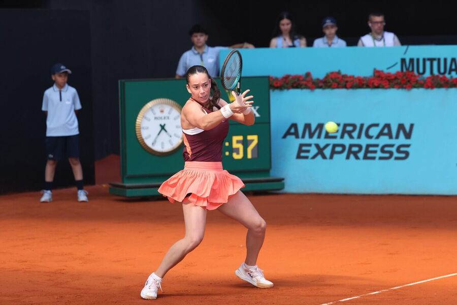 Tereza Valentová na turnaji v&nbsp;Madridu 2026