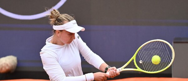 Barbora Krejčíková na turnaji v Římě 2026