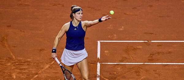 Karolína Muchová na turnaji ve Stuttgartu 2026