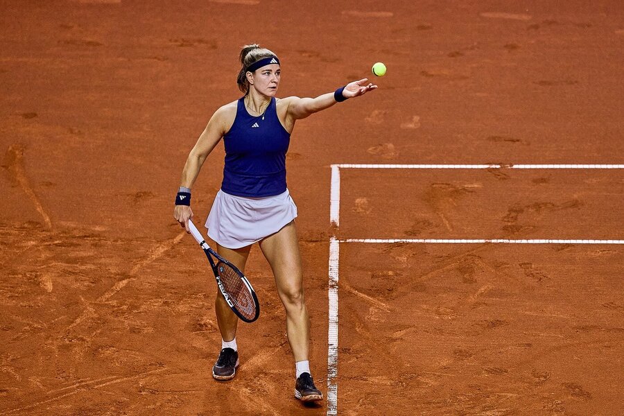 Karolína Muchová na turnaji ve Stuttgartu 2026