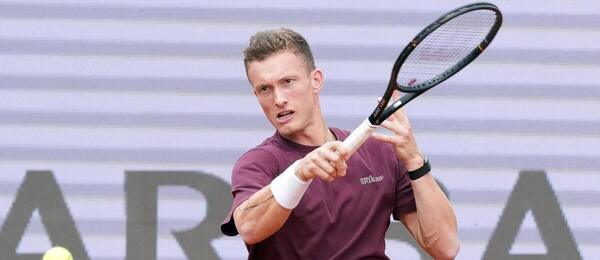 Jiří Lehečka během tréninku na 2. kolo ATP 1000 Řím