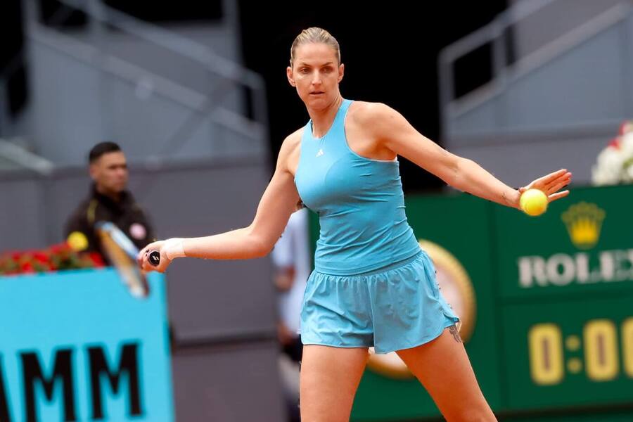 Karolína Plíšková na turnaji v&nbsp;Madridu 2026