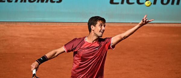 Vít Kopřiva na turnaji ATP v Madridu