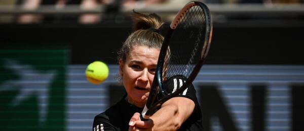Karolína Muchová během tréninku na Roland Garros 2026