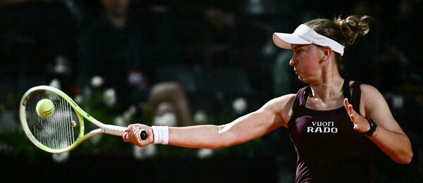 Barbora Krejčíková na turnaji v Římě 2026