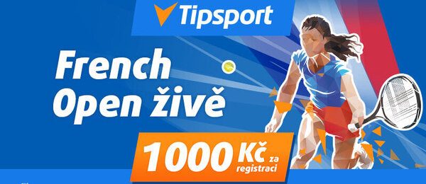 Vsaďte si na French Open u Tipsportu s Bonusem