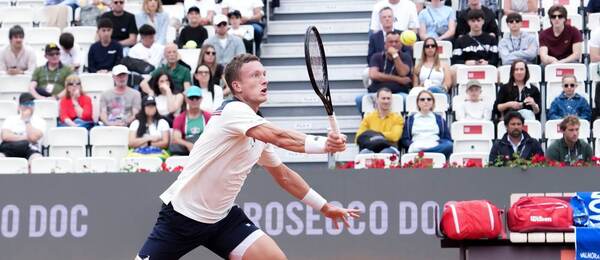 Jiří Lehečka na turnaji v Římě 2026