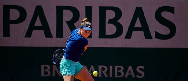 Linda Nosková při tréninku na French Open 2026