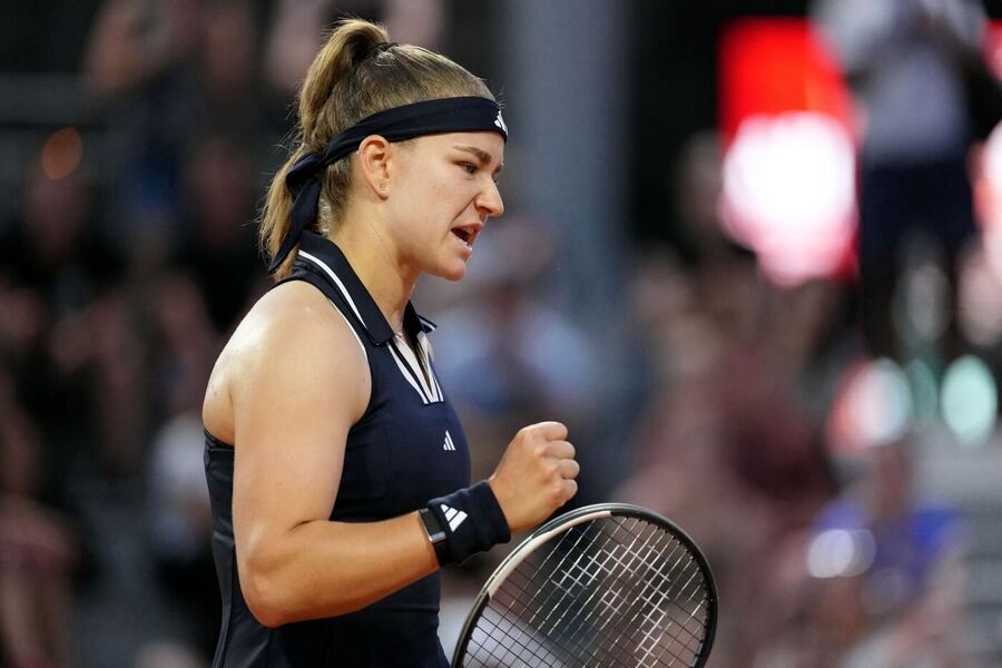 Karolína Muchová během zápasu 2.&nbsp;kola Roland Garros 2026