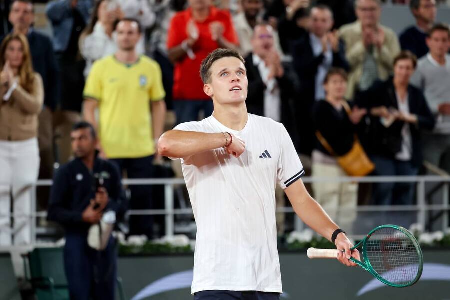 Jakub Menšík po čtvrtfinálovém zápase na Roland Garros 2026