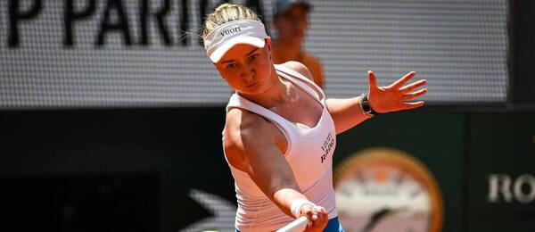Barbora Krejčíková na letošním ročníku Roland Garros