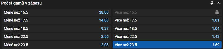 Sázkový tip k&nbsp;zápasu Lehečka vs. Tiafoe