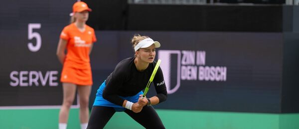 Barbora Krejčíková na turnaji v Hertogenboschi 2026